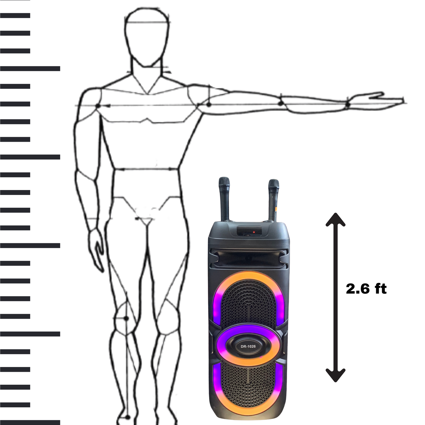 DR-1026 BLUETOOTH SPEAKER