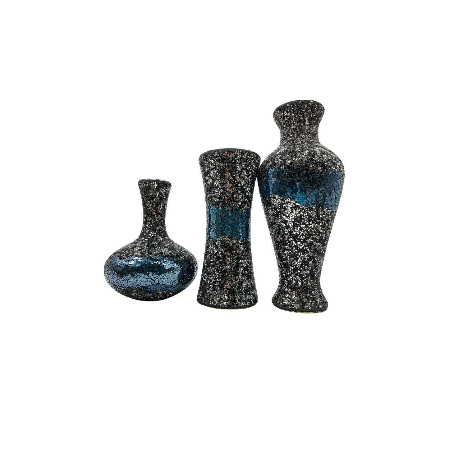 #50/3PC LARGE VASE SET HOME DECOR