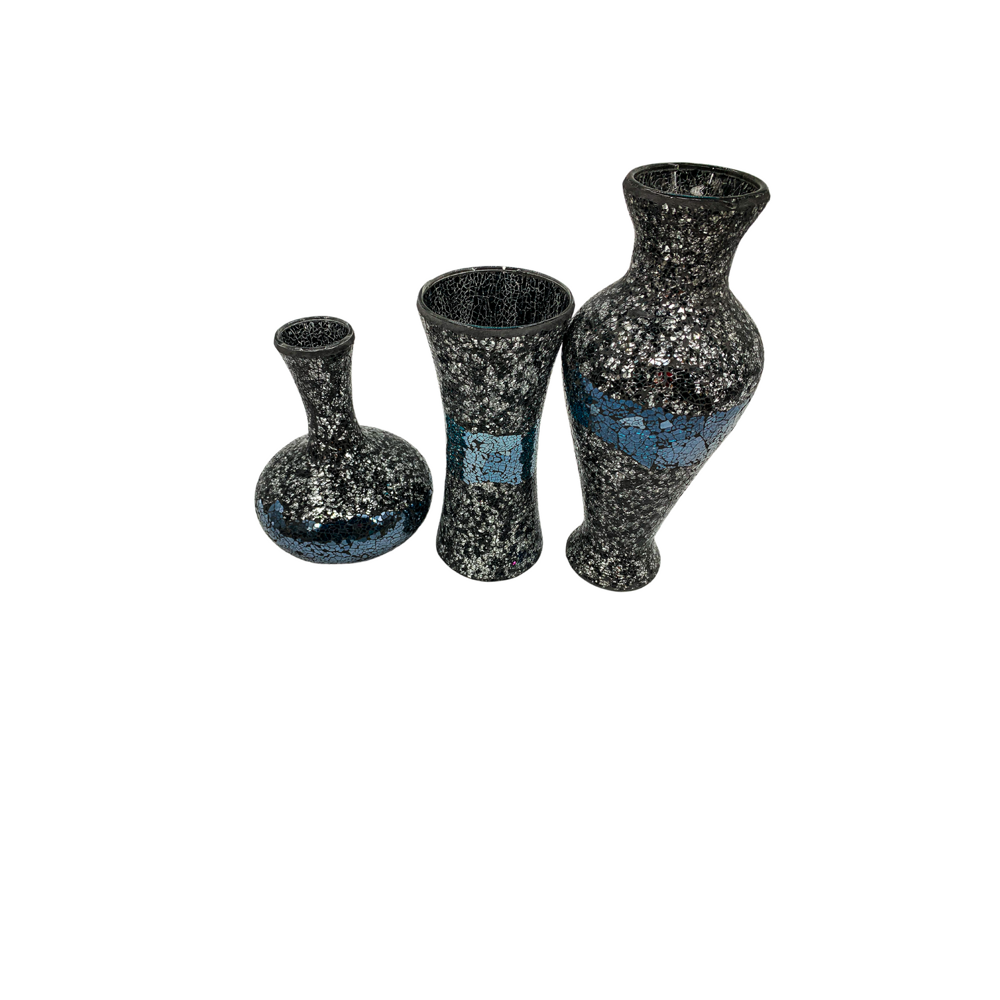 #50/3PC LARGE VASE SET HOME DECOR